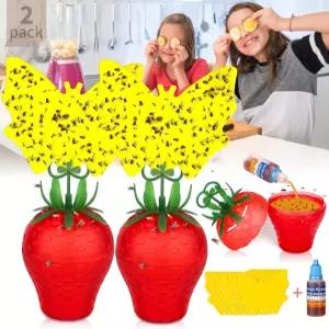 실내용 초파리 트랩 모기 나방을 위한 효과적인 포획기 가정용 식물을 끈적끈적한 내구성 있는 날벌레 주방