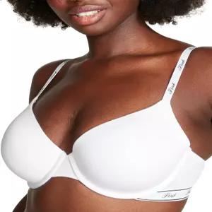 빅토리아 시크릿 여성용 핑크 에브리웨어 가벼운 안감 티셔츠 브라 32A38DD