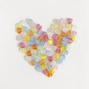 파니니공예샵 캣츠아이 비즈 하트 묘안석 비즈 천연석 반지 팔찌 만들기 원석