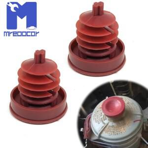 Mreoocar 파워 스티어링 펌프 리저버 캡 플러그 커버, 레드 혼다, 아큐라 호환 가능, 2 개