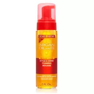 크림 오브 네이처 스타일 샤인 포밍 무스 컬을 정의하고 곱슬거림을 조절하며 모발을 촉촉하게 하고