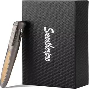 스무더프로 티타늄 볼펜 EDC 남성용 파커 리필과 호환 여성 비즈니스 서명 작성 기프트 컬러 스톤 워시