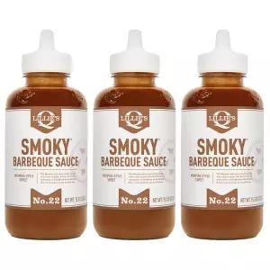 릴리 Q - 스모키 바비큐 소스 고메 스위트 브라운 슈가 순한 맛 프리미엄 재료 텐 프리 재료(15.3온스