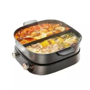 만능쿠커 조리기 포트 냄비 핫플레이트 다기능 전기 멀티 유리 라면 찜기