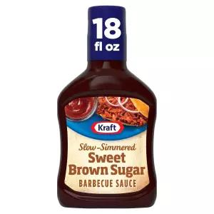 크래프트 스위트 브라운 슈가 슬로우-심머 바비큐 소스 18온스 병