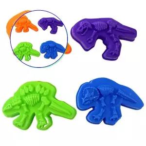 쌍문상회 4종세트 글로벌이모래놀이도구 공룡몰드