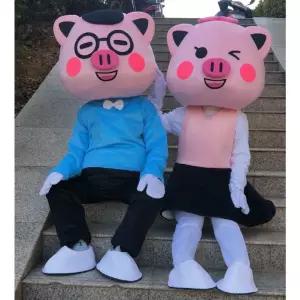 돼지 인형탈 의상 코스프레 행사 캐릭터 행사용 인형 인형극