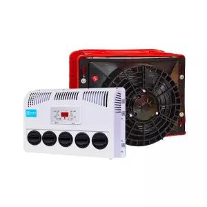 캠핑카 에어컨 무시동 천장형 자동 대형 빨간색 냉방기 공기 캠핑 냉방 흰색 일체형 차박용