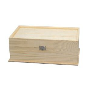 미완성 목재 보석함 / 거울 탈착식 수납공간 - 페인트칠 준비 완료!