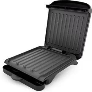 OVENTE 2인분 전기 실내 그릴 파니니 프레스 간편한 청소 논스틱 플레이트 코팅 180도 8.15인치 x 7.4인치