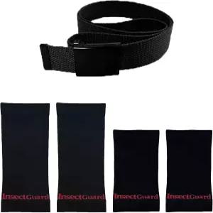 곤충 보호대 퍼메트린 처리로 진드기 모기 퇴치 파리 치거 및 기타 기피제 3가지 패키지 완성