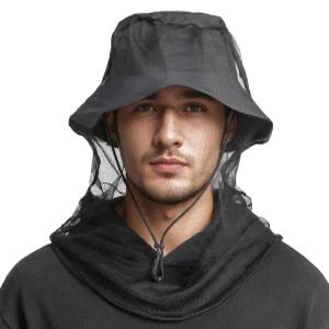 곤충을 위한 자연 모기장 머리를 벌레장 캠핑 낚시 하이킹을 초미세 파리 스크린 구멍 남성 여성을 모든