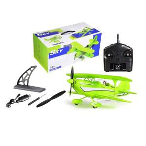 CYSJLJN XK A310 비치 D17S 4CH 항공기 길이 리모컨 비행기, RTF 릴리즈 퀵 비행기 브러시리스 바이윙 고정익 복엽기 2.4G RC 400mm 3D / EPP 세계대전 2차 선물 날개 - 6G