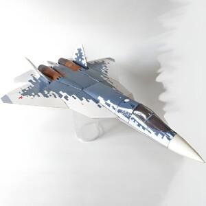 핫 원격 조종 DIY 모델 비행기 Su-57 더블 30채널 데스크탑 장식 고정익 이미지  기계