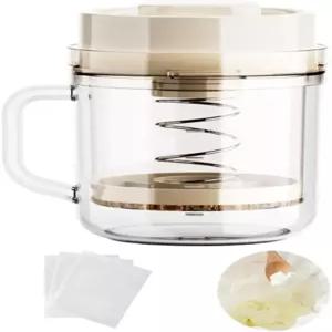 다휘텍스 그릭 요거트 스트레이너 퀵 메이커 1100ml 초미세 메쉬 백 3개 100 BPA 프리 소용량 홈메이드