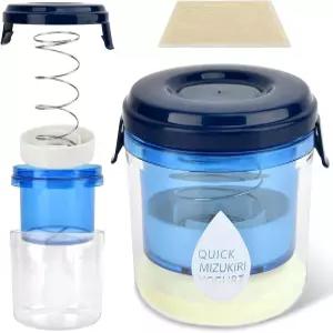 뚜껑과 체가 달린 그릭 요거트 스트레이너 초미세 메쉬 드라이 메이커 분리기 재사용 가능한 필터로 작은