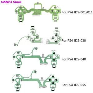 [호환품]PS4 듀얼 쇼크 4 프로 슬림 컨트롤러용 교체 버튼 리본 회로 기판 전도성 필름 키패드 플렉스 케이