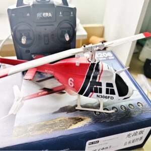 1:33 RC ERA 벨 206 6채널 싱글 로터 에일러론 프리 고정 버전 장난감 헬리콥터 어린이 선물