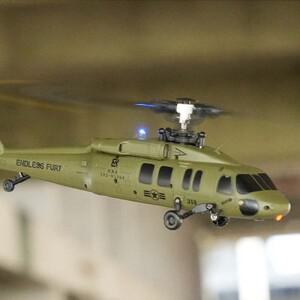 U9901 RC 헬리콥터 2.4G 6채널 시뮬레이션 브러시리스 드론 광학 흐름 위치 지정 원클릭 반전 모델 장난감