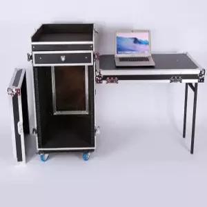 이동식 랙케이스 오디오 앰프 믹싱콘솔 음향장비 블루투스 하드박스 사운드시스템 보관