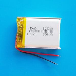 많은 10 개 3.7V 800mAh Lipo 폴리머 리튬 충전식 배터리 603040 MP4 GPS DVD 블루투스 레코더 전자 책 카