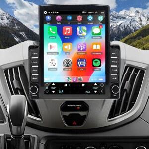 4 64G 포드 트랜짓 커스텀 2013 2014 2015 2016 2017 2018 2019 무선 카플레이 안드 오토 14 9 7인치 카 라디오 수신기 FM WiFi GPS SWC 블루투스 AHD 카메라용 차량 스테레오