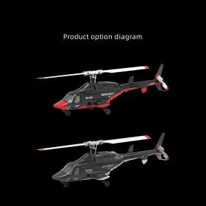 A61 Xiaobei RC 헬리콥터 4 채널 고도 유지 기능이 있는 충돌 비행기 시뮬레이션 모델 초보자를 위한 장난