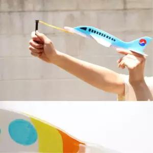 유치원수업 나만의 고무줄발사 비행기만들기(1개) 예술감성 미니클래스