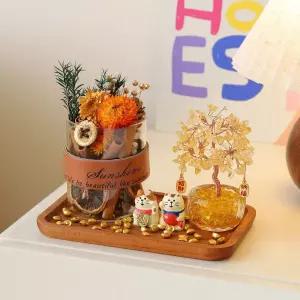 행운 이 금전수 천연석 수반 데코 수지테 재물운 합격운