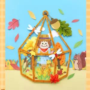 어린이집 자연 관찰 가을 테라리움 만들기 5세트 소근육발달 시각자극