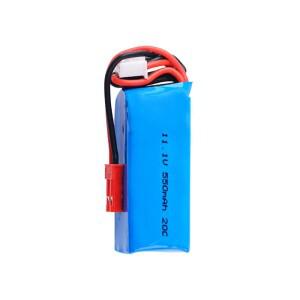 RC 헬리콥터 쿼드콥터용 Lipo 배터리 FPV 레이싱 드론 부품 SU27 자동차 모델 충전기 세트 11.1V 550mAh