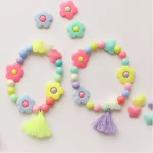 유아 너무예쁜 플라워비즈 팔찌만들기(10개) 예술감성 문제해결능력 공예