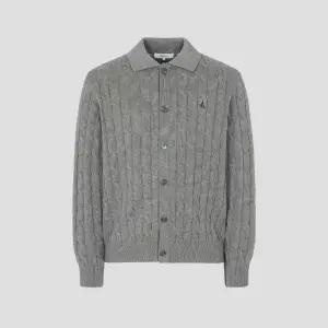 [백화점 매장정품] 빈폴 멘 [SS26]케이블 칼라넥 카디건 - 카키 :BC615AC13H 클래식한, 스타일완성