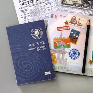 여권북 스탬프스티커 세계여행놀이 북아트 5세트 교과활동 자율학습 학습