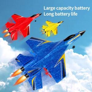 새로운 폼 항공기 SU-27 비행기 2.4G 무선 조종 글라이더 원격 전투기 어린이 장난감 크리스마스