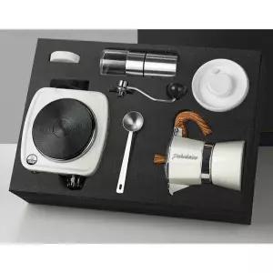 전기 모카포트 세트 인덕션 커피메이커 핸드드립 머신 에스프레소 여과기