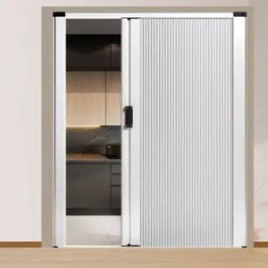 실용적인 중문 간이 자바라 슬라이딩 주름문 욕실 가정용 아코디언