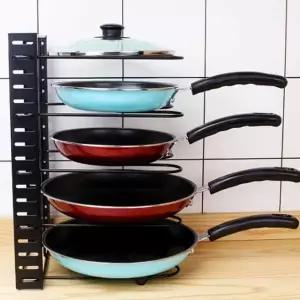 냄비정리대 5단 후라이팬 정리대 냄비수납 프라이팬거치대