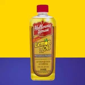 홀로웨이하우스 [입고] 원목식탁오일 목재 코팅 레몬 오렌지 나무 니스칠 가구 관리 투명 천연 오일스테인