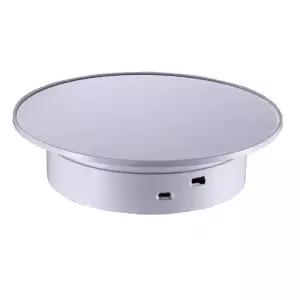 회전 스탠드 빙수 자동 전시 업소용 눈꽃기 미러 바탕 통 프리미엄 회전판