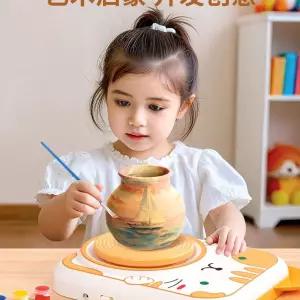 도자기 만들기 전기 물레 토기 놀이 주물럭 점토 공예 창의력 발달