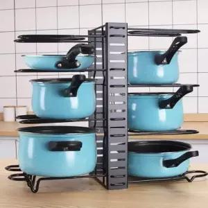 프라이팬 정리대 주방서랍정리함 하부장수납