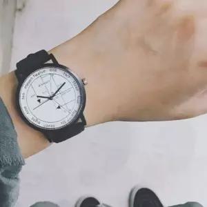 공부 집중용 여성 손목시계 블랙 학생용 아날로그 스터디 시계 심플 디자인