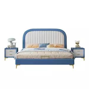 튼튼한 철제 침대 사이즈 프레임 조립식 슈퍼싱글 퀸 싱글 블랙 킹