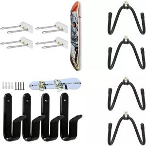 그디 컴플리트 스케이트보드 및 스노보드 벽걸이 디스플레이 키트 - 크루저 페니 롱보드 등을 위한 유연한