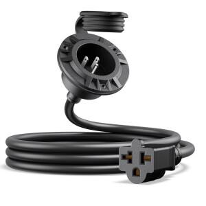 5-in-1 RV 쇼어 파워 입력 소켓 AC 포트 플러그 통합형 연장 코드 선박 및 트럭