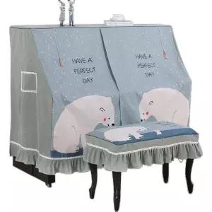 피아노 귀여운 세트 커버 풀커버 의자 건반덮개