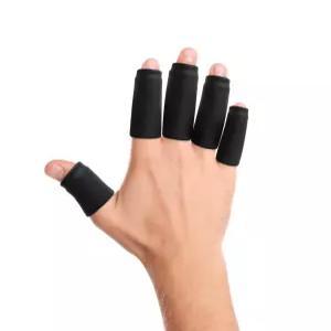 진정과 지지를 위한 스트라이프 핑거 슬리브 스 팩 랩 핫 앤 콜드 테라피 편안한 치유를 유연한 압박