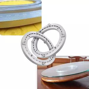 식탁 TV 컴퓨터 모니터 주방 다이닝을 위한 WSFDJX 턴테이블 베어링 알루미늄 합금 레이지 수잔 원형