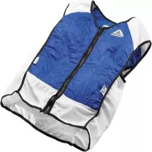 하이퍼큐엘 증발 냉각과 쿨팩스 PCM 냉각을 모두 갖춘 테크니쉐 하이브리드 냉각 조끼 파란색 X대형